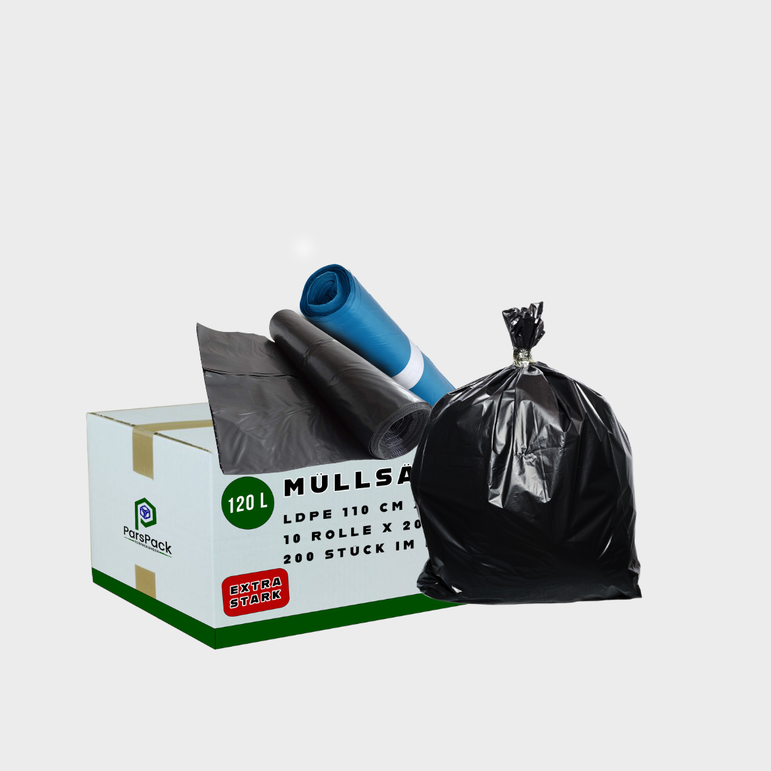 Müllsäcke 120 Liter – Extra Stark, 200 Stk.Karton günstig online